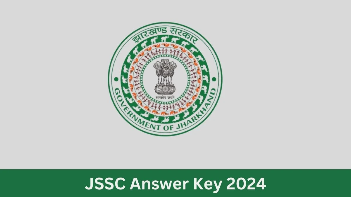 JSSC Answer Key 2024 Out jssc.nic.in Download JITOCE  Answer Key PDF Here - - 22 August 2024