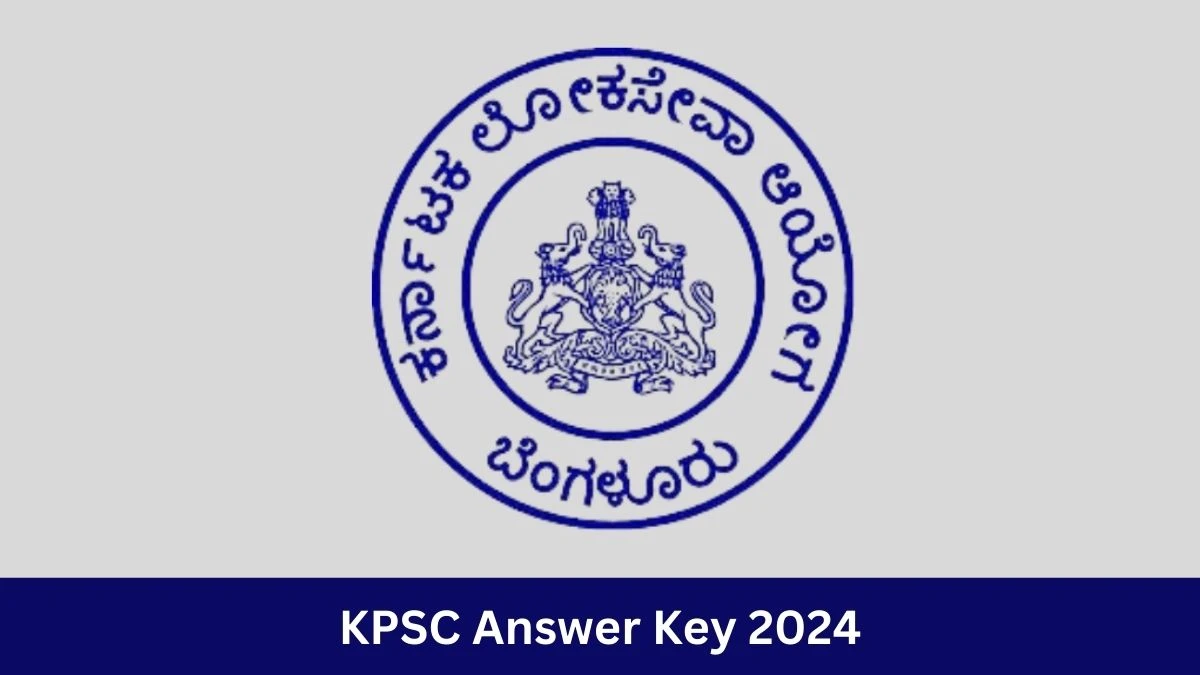 KPSC Answer Key 2024 Available for the Library Assistants Download Answer Key PDF at kpsconline.karnataka.gov.in - 30 August 2024