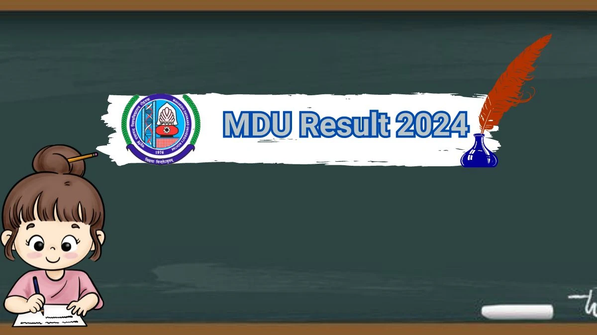 MDU Result 2024 (Out) at mdu.ac.in Result Link Details Here