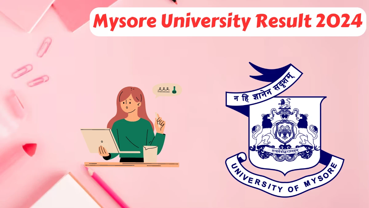 Mysore University Result 2024 (Declared) at uni-mysore.ac.in Check Bscss - B Sem Exam Here