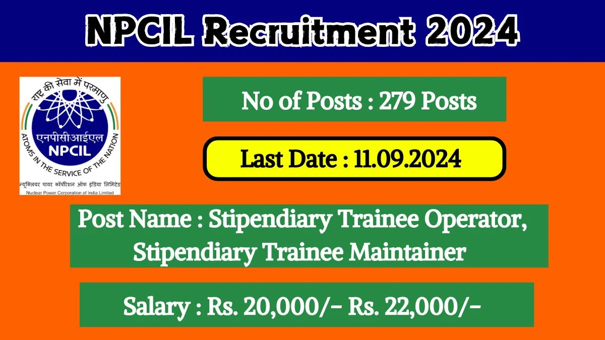 NPCIL Recruitment 2024 Check Posts, Age Limit, Remuneration And Other Information