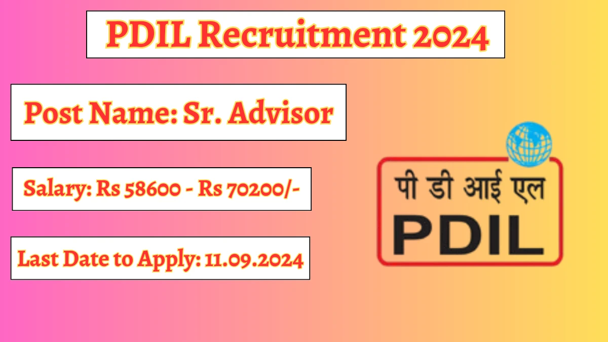 PDIL Recruitment 2024 Check Post, Age Limit, Qualification, Salary And Other Important Details