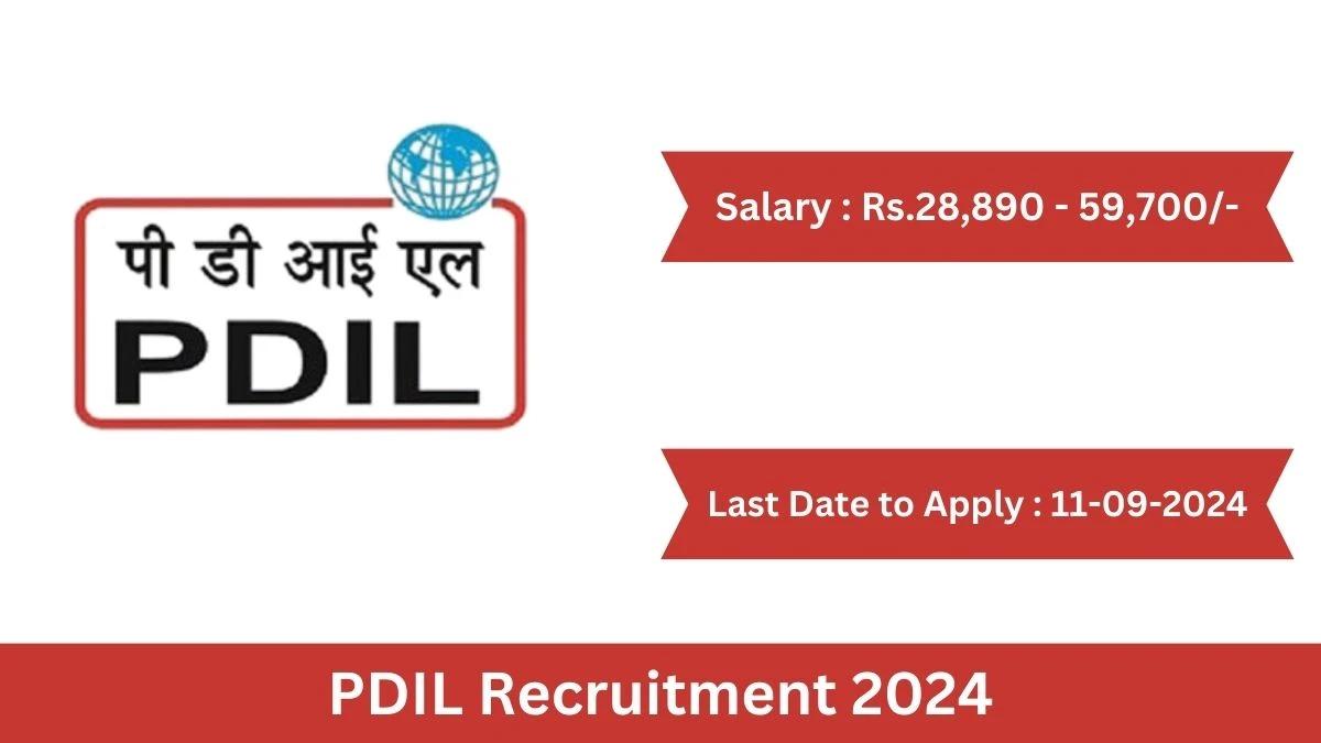 PDIL Recruitment 2024 Check Post, Age Limit, Qualification, Salary And Other Important Details