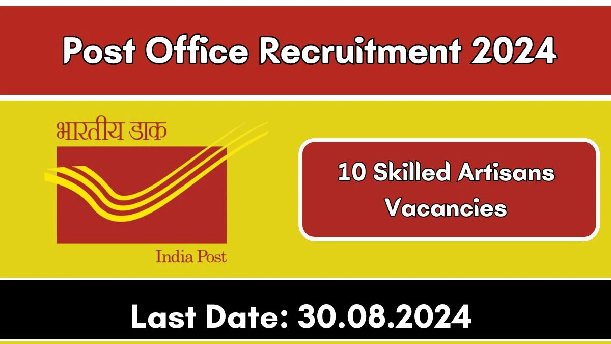 Post Office Recruitment 2024 Monthly Salary Up To 63,200, Check Posts, Vacancies, Qualification, Age, Selection Process and How To Apply