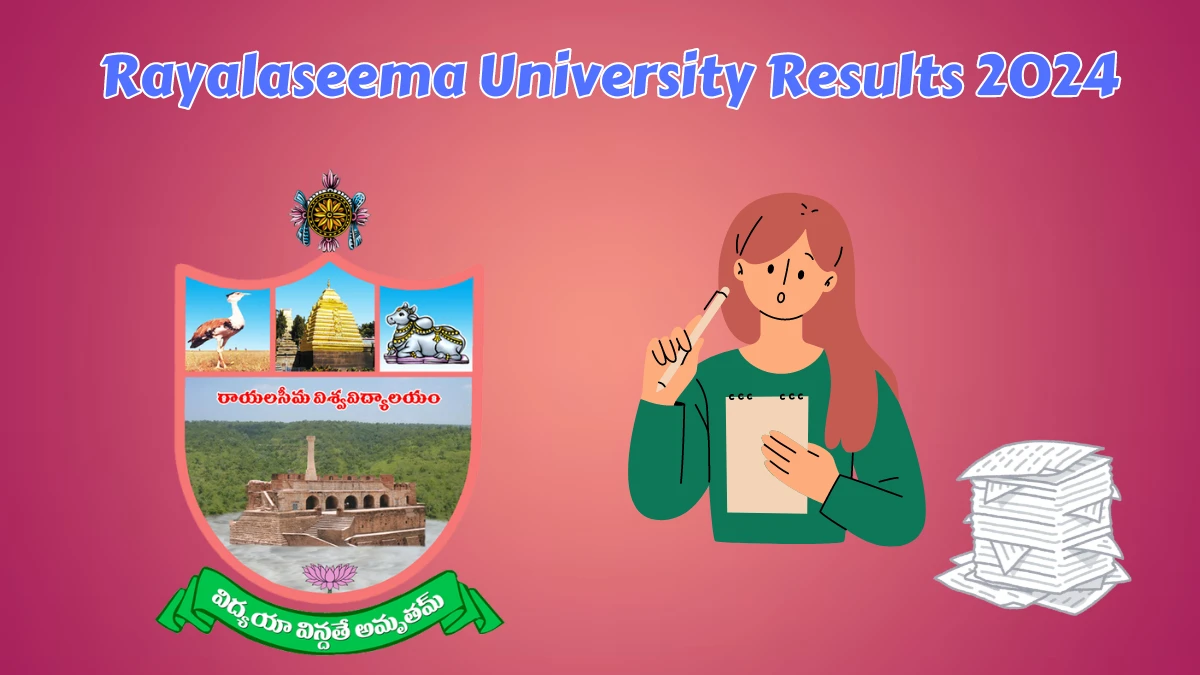 Rayalaseema University Results 2024 (Out) at rayalaseemauniversity.ac.in Check P.G. I Sem Result 2024