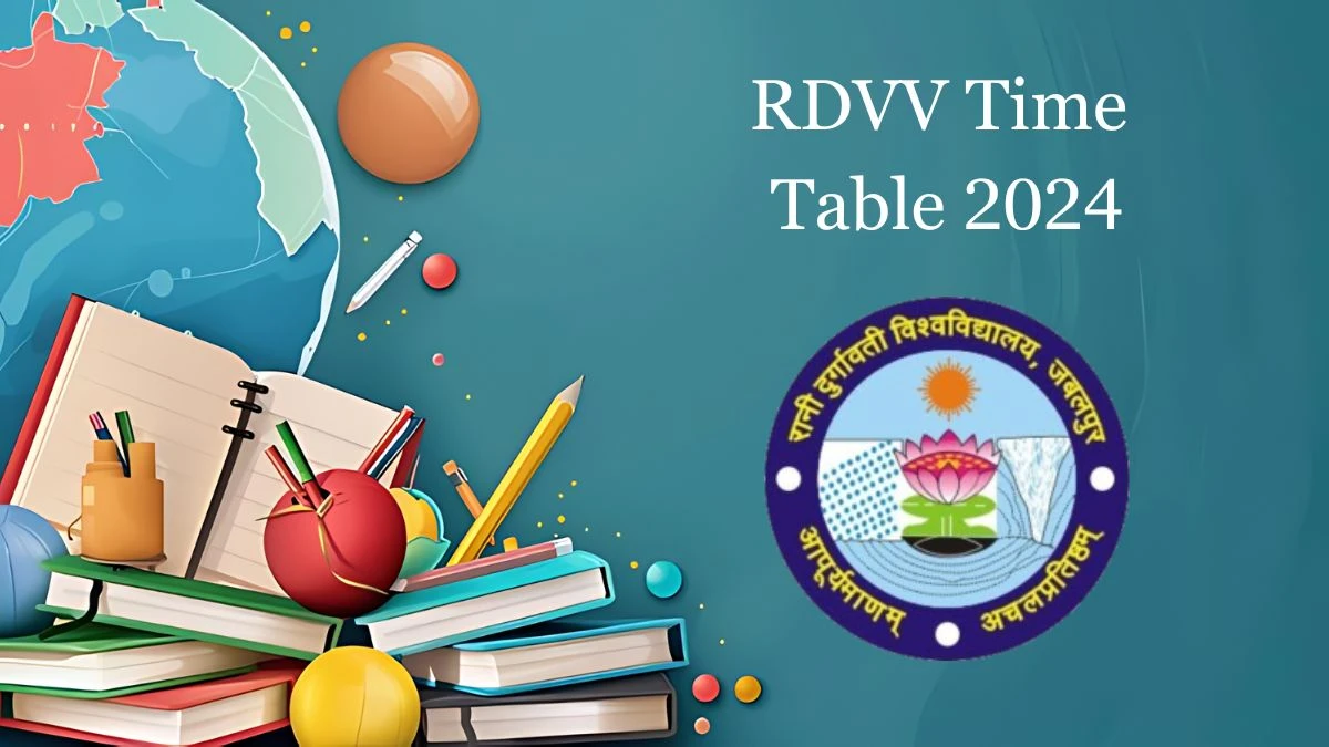 RDVV Time Table 2024 (Announced) @ rdunijbpin.org Check and Download PDF Details Here