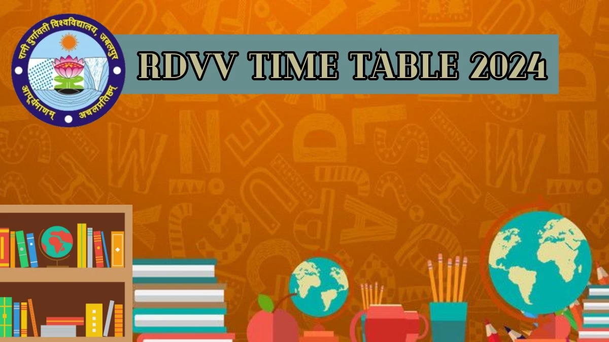 RDVV Time Table 2024 (Released) at rdunijbpin.org Check and Download PDF Details Here