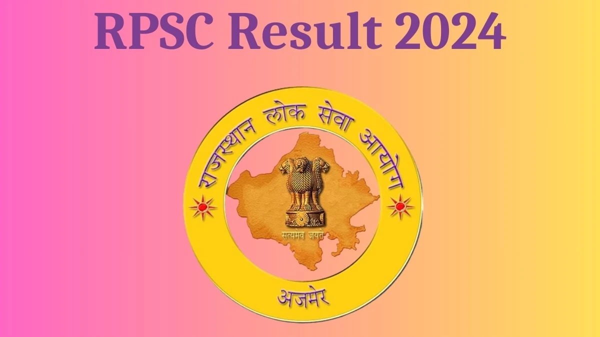 RPSC Result 2024 Announced. Direct Link to Check RPSC Assistant Engineer Result 2024 rpsc.rajasthan.gov.in - 22 Aug 2024