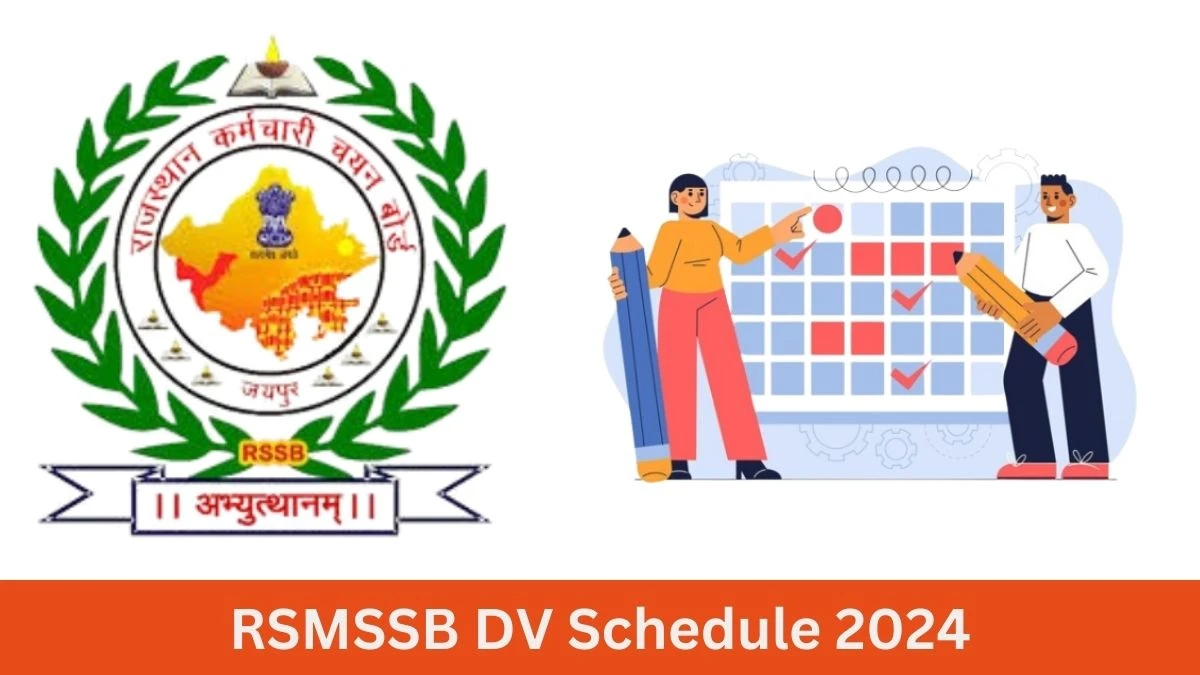 RSMSSB Agriculture Supervisor DV Schedule 2024: Check Document Verification Date @ rsmssb.rajasthan.gov.in - 22 August 2024