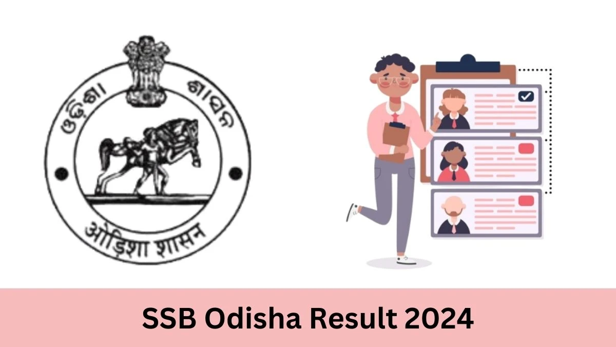 SSB Odisha Result 2024 To Be Announced Soon Trained Graduate Teacher @ ssbodisha.ac.in check Scorecard, Merit List - 01 Aug 2024