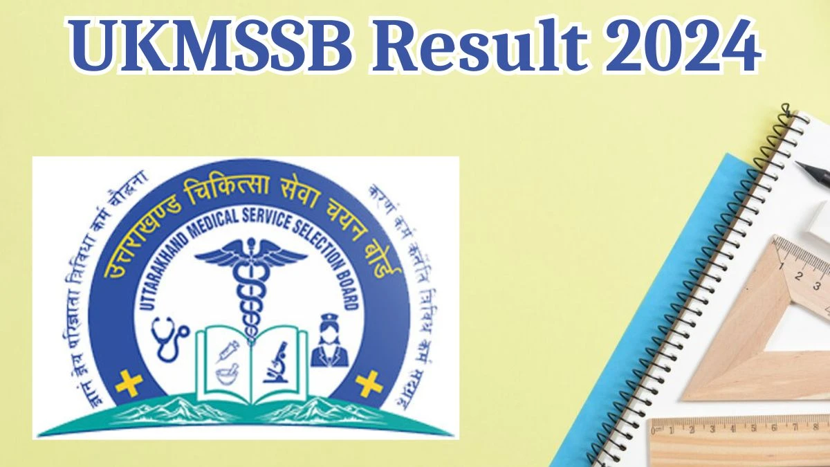 UKMSSB Result 2024 Announced. Direct Link to Check UKMSSB Lab Technician Result 2024 ukmssb.org - 06 Aug 2024