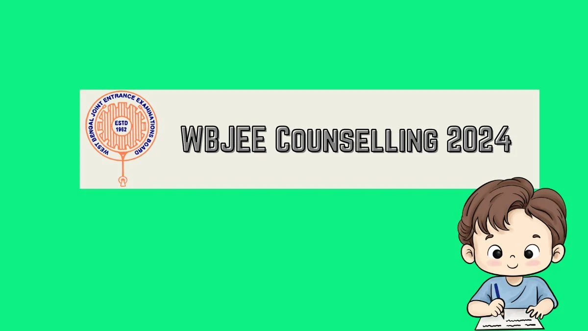 WBJEE Counselling 2024 at wbjeeb.nic.in MOP UP Round Registration Ends tomorrow