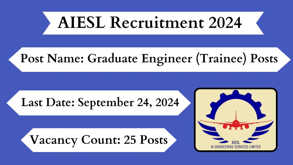 AIESL Recruitment 2024 Check Post, Age Limit, Qualification, Salary And Other Important Details