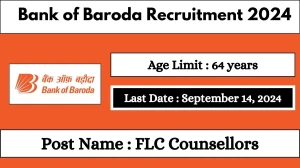 Bank of Baroda Recruitment 2024 Check Post, Age Limit, Qualification, Salary And Other Important Details