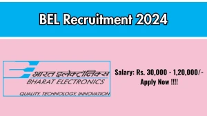 BEL Recruitment 2024 New Opportunity Out, Check Vacancy, Post, Qualification and Application Procedure