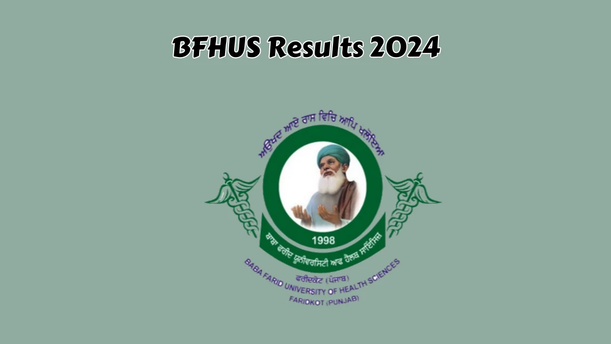 BFHUS Results 2024 (Released) at bfuhs.ac.in Check PG Medical Result 2024