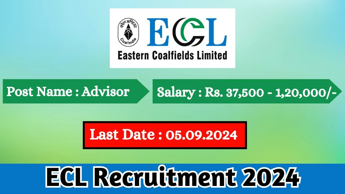 Eastern Coalfields Limited Recruitment 2024 Check Posts, Age Limit, Remuneration And Other Information