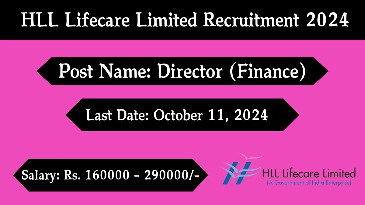 HLL Lifecare Limited Recruitment 2024 Check Posts, Age Limit, Remuneration And Other Information