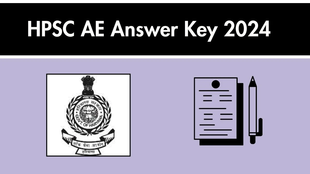 HPSC Answer Key 2024 Available for the Assistant Engineer Download Answer Key PDF at hpsc.gov.in