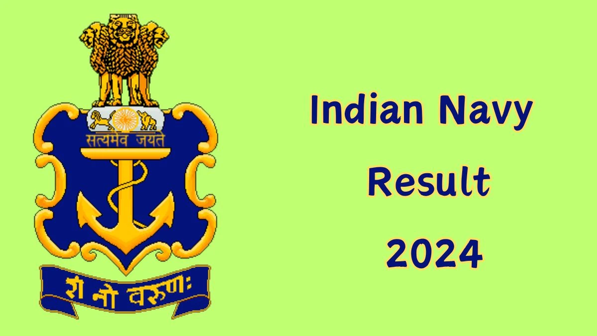 Indian Navy Result 2024 To Be out Soon Check Result of Group B and C Civilian Direct Link Here at joinindiannavy.gov.in - 11 September 2024