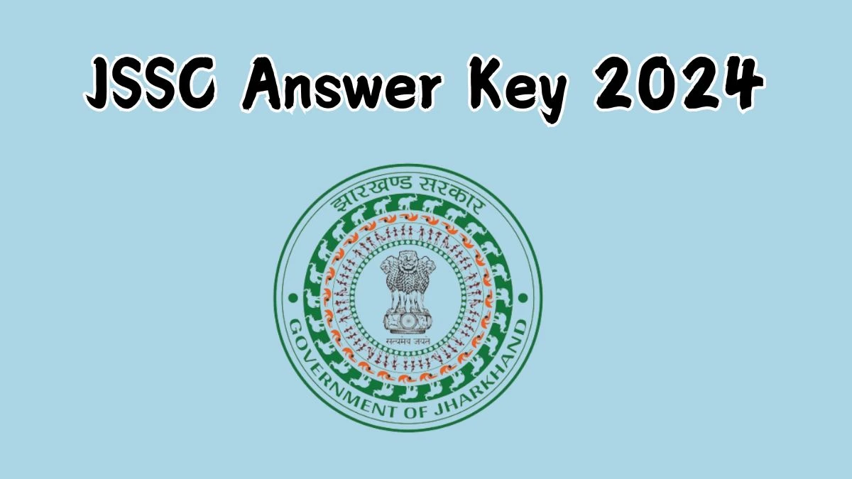 JSSC Answer Key 2024 Is Now available Download Food Inspector, Sanitary Supervisor and Other Posts PDF here at jssc.nic.in - 09 September 2024