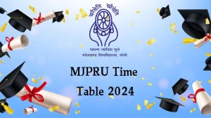 MJPRU Time Table 2024 (Announced) mjpru.ac.in Download MJPRU Date Sheet Here