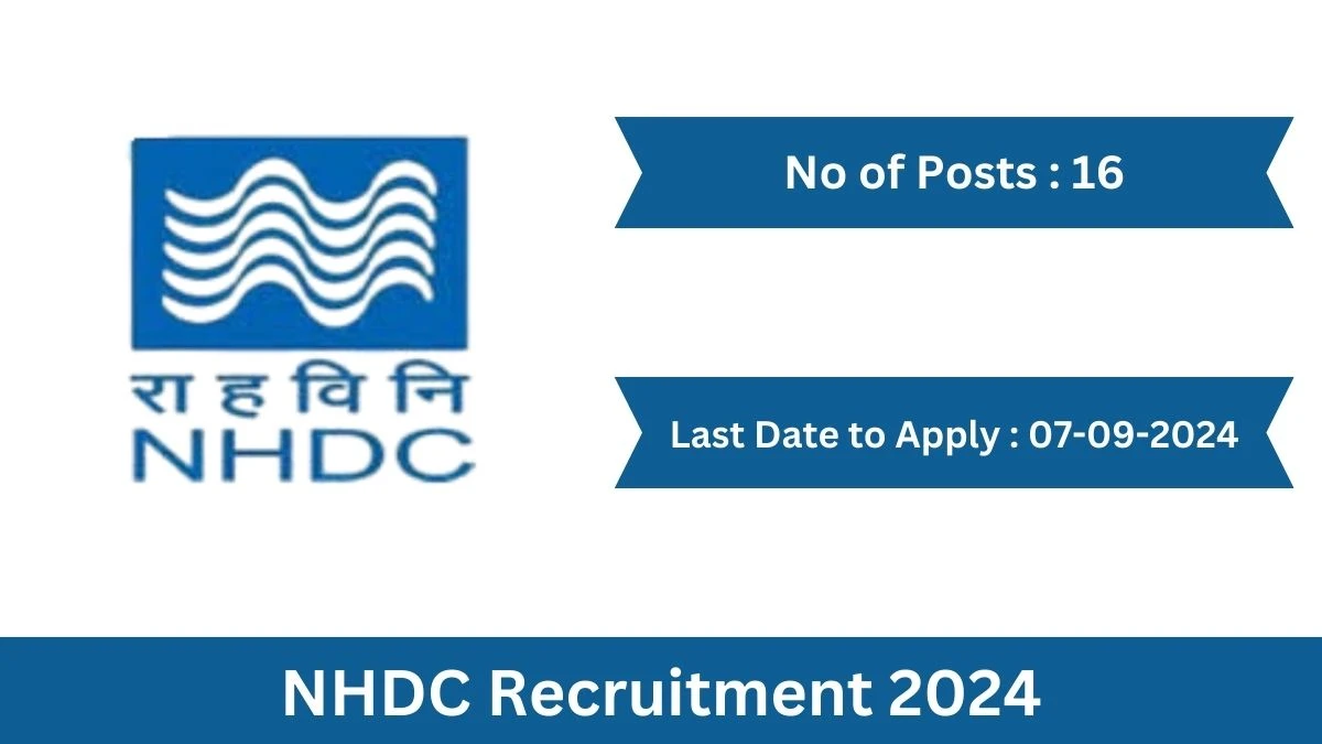 NHDC Recruitment 2024 Check Post, Age Limit, Qualification, Salary And Other Important Details