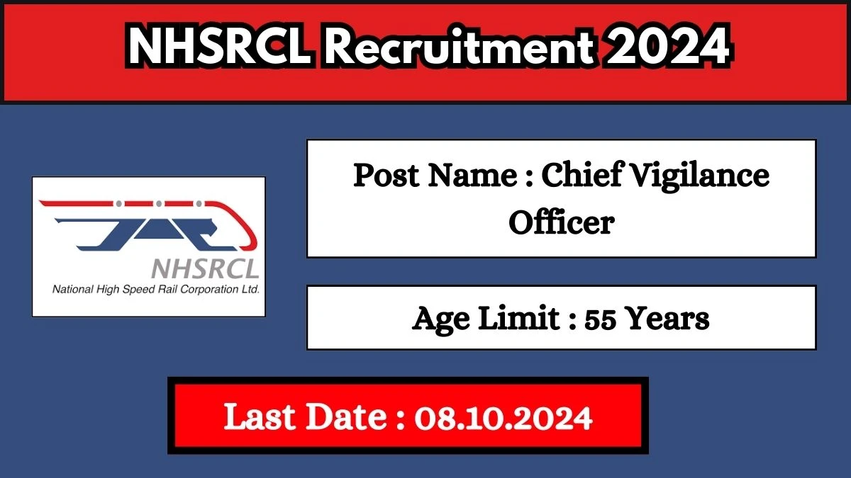 NHSRCL Recruitment 2024 Check Posts, Qualification, Age Limit And How To Apply