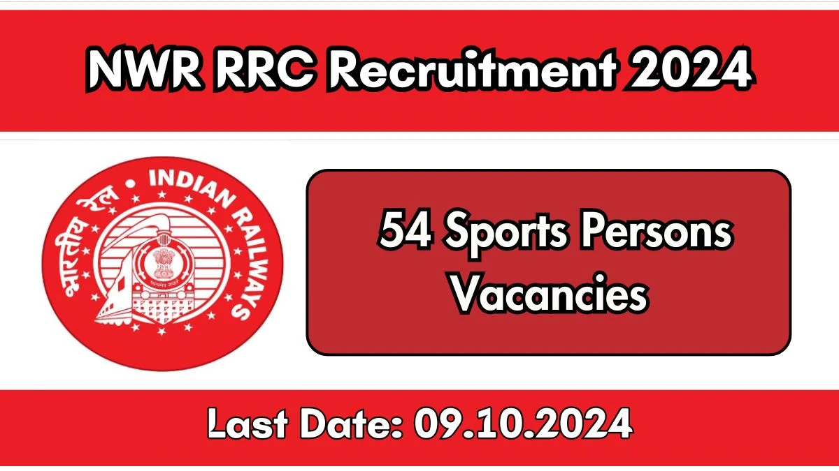 NWR RRC Recruitment 2024 New Notification Out, Check Post, Vacancies, Salary, Qualification, Age Limit and How to Apply