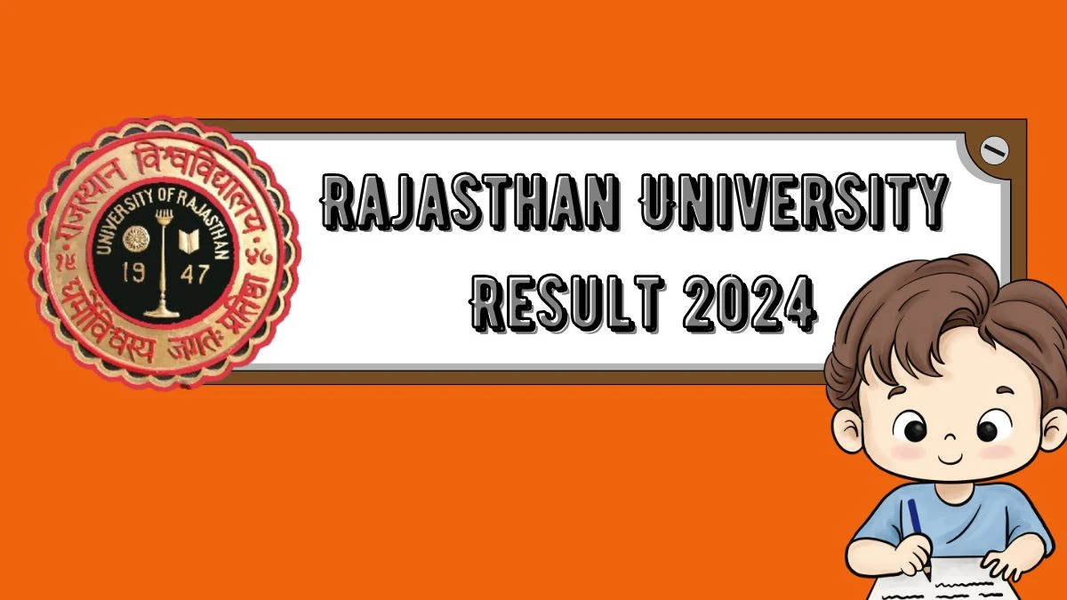 Rajasthan University Result 2024 (OUT) @ uniraj.ac.in M.P.ED. IV-Sem Exam.May.2024 Details Here