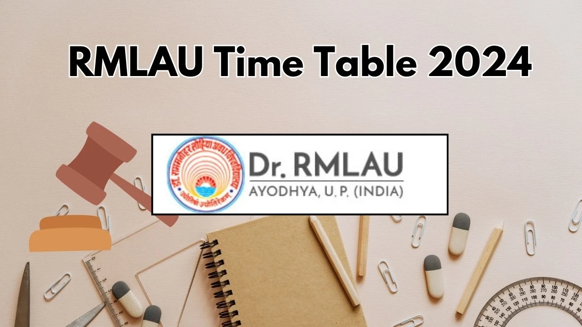 RMLAU Time Table 2024 (Declared) rmlau.ac.in Download RMLAU Date Sheet Here