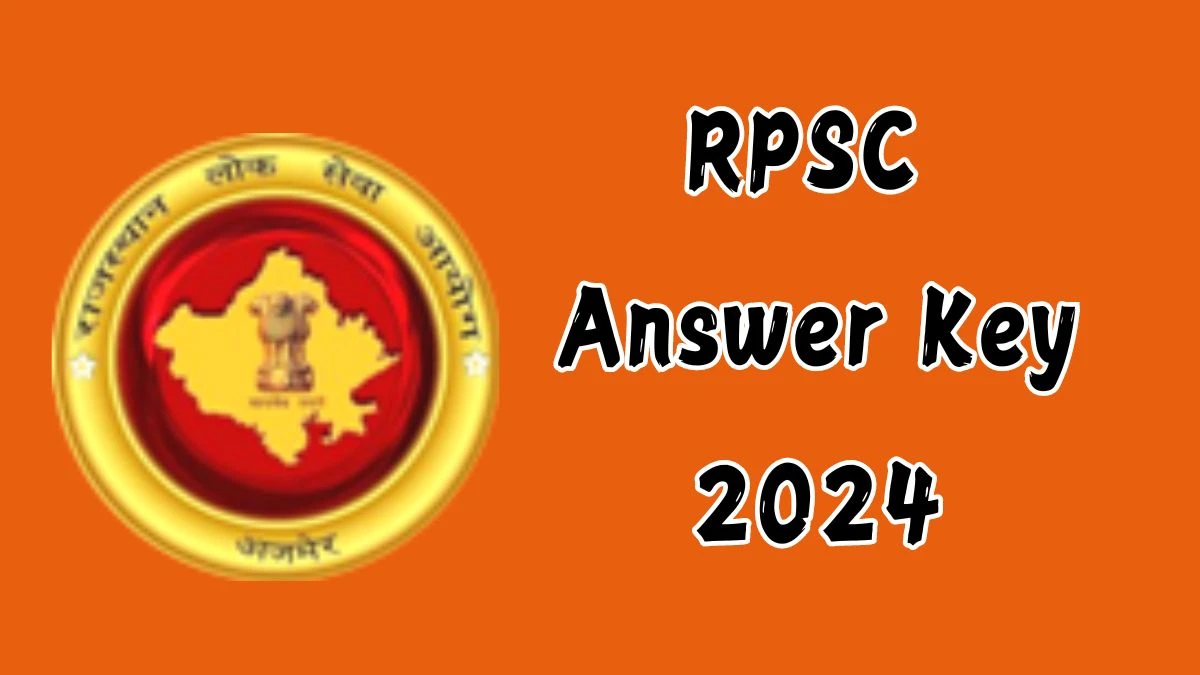 RPSC Answer Key 2024 Is Now available Download Statistical Officer PDF here at rpsc.rajasthan.gov.in - 02 Sept 2024