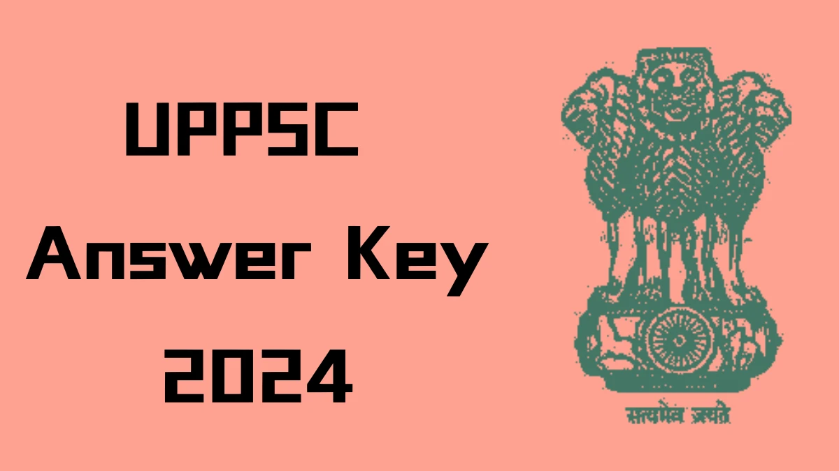 UPPSC Answer Key 2024 Is Now available Download Staff Nurse PDF here at uppsc.up.nic.in - 11 September 2024