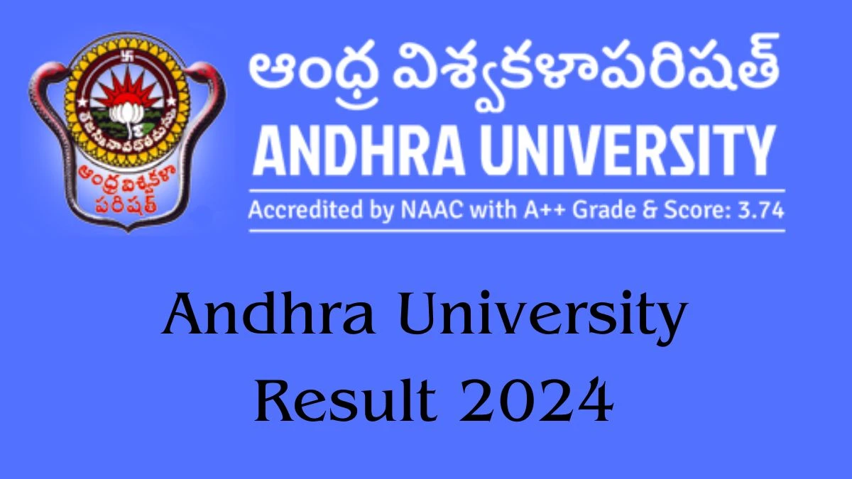 Andhra University Result 2024 (Released) at andhrauniversity.edu.in Check M.B.A Exam Details Here