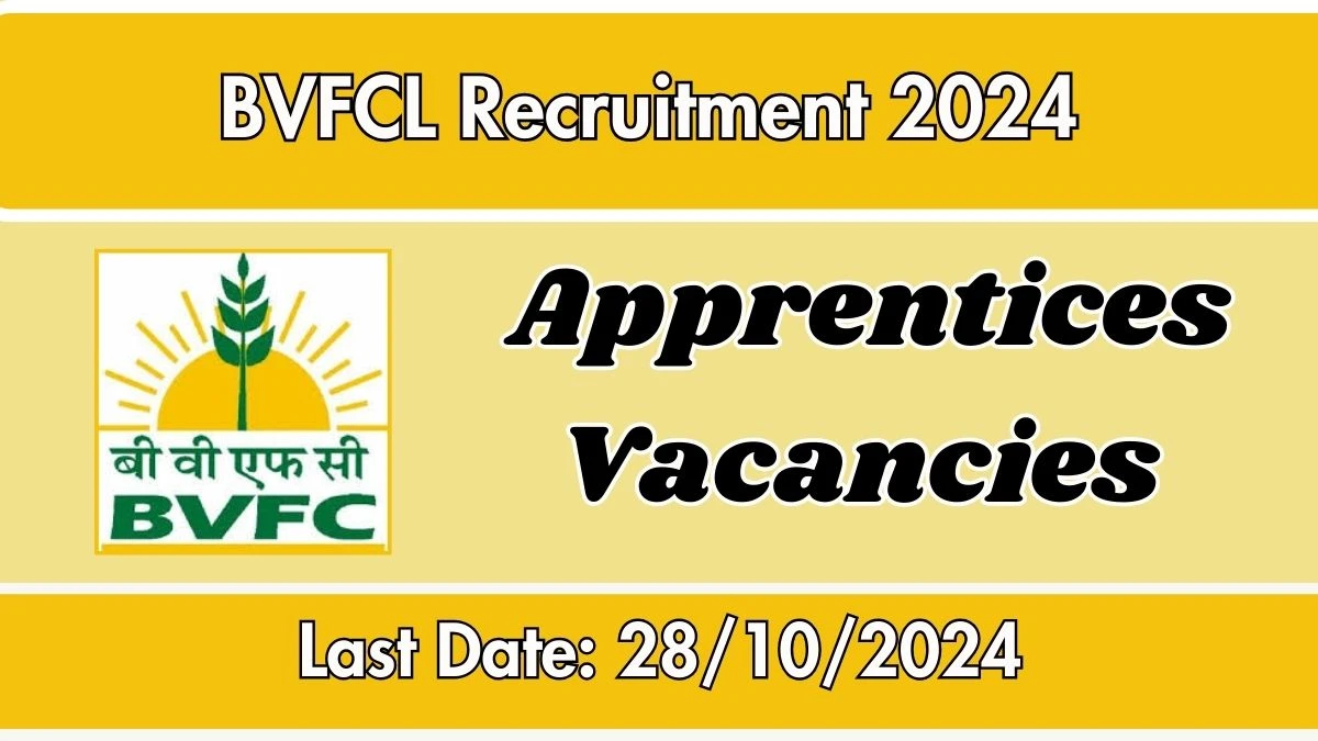 BVFCL Recruitment 2024 Notification Out Apprentices, Check Eligibility at bvfcl.com