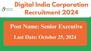 Digital India Corporation Recruitment 2024 Notification Out for Senior Executive, Check Eligibility at dic.gov.in