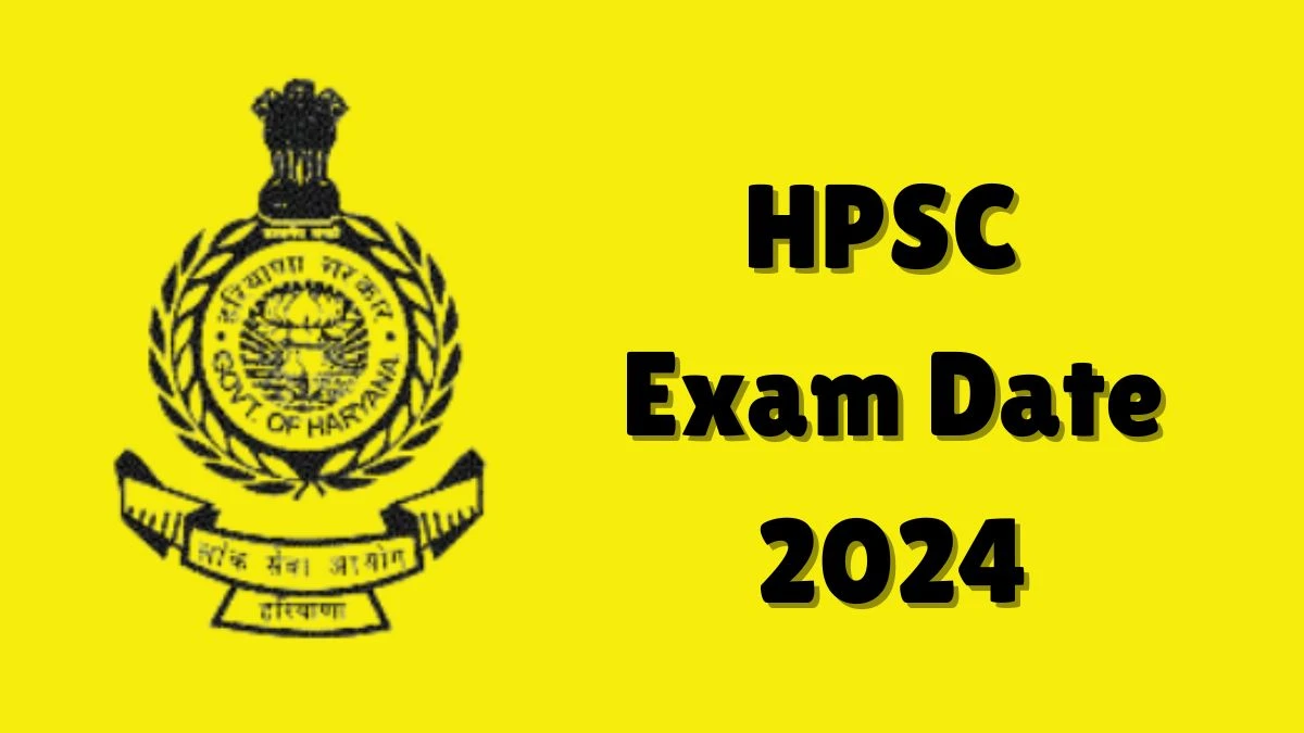 HPSC Exam Date 2024 at hpsc.gov.in Verify the schedule for the examination date, PGT, and site details - 09 October 2024