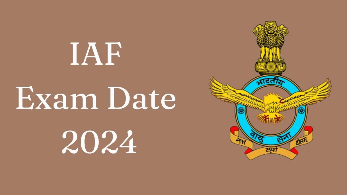 Indian Air Force Exam Date 2024 at agnipathvayu.cdac.in Verify the schedule for the examination date, Agniveer Vayu Intake, and site details - 10 October 2024