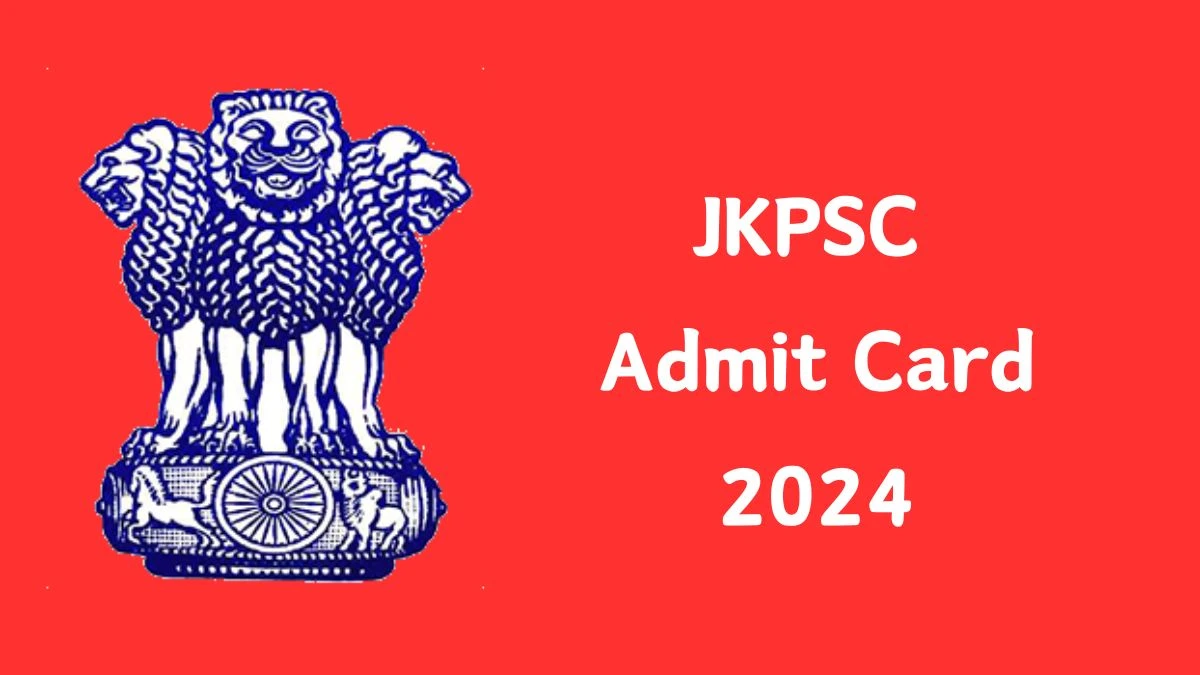 JKPSC Admit Card 2024 Release Direct Link to Download JKPSC CCE Admit Card jkpsc.nic.in - 18 October 2024