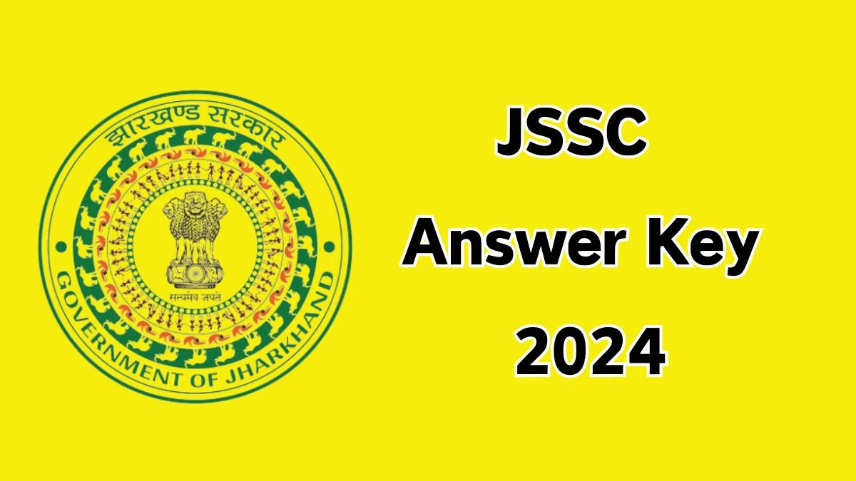 JSSC Answer Key 2024 to be declared at jssc.nic.in, Excise Constable Download PDF Here - 03 October 2024