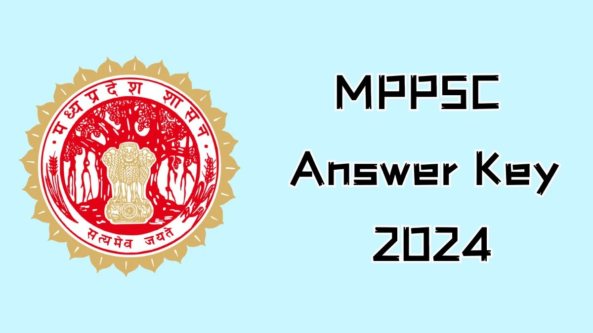 MPPSC Answer Key 2024 Out mppsc.mp.gov.in Download Mining Inspector  Answer Key PDF Here - 12 October 2024