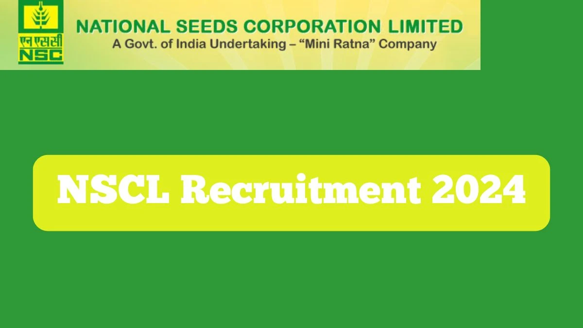 NSCL Recruitment 2024 New Opportunity Out, Check Vacancy, Post, Qualification and Application Procedure