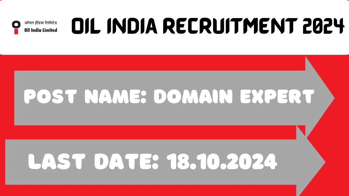 Oil India Recruitment 2024 New Opportunity Out, Check Vacancy, Post, Qualification and Application Procedure