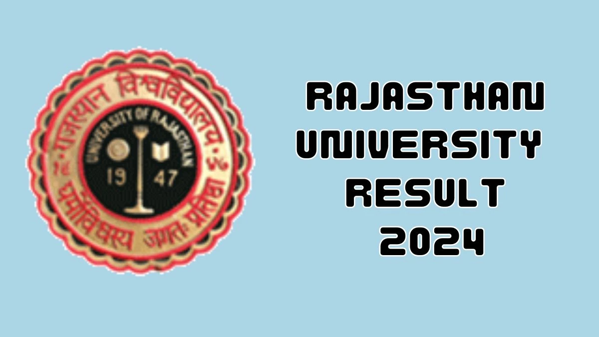 Rajasthan University Result 2024 (Out) @ uniraj.ac.in B.Ed. Part-II Exam Details Here