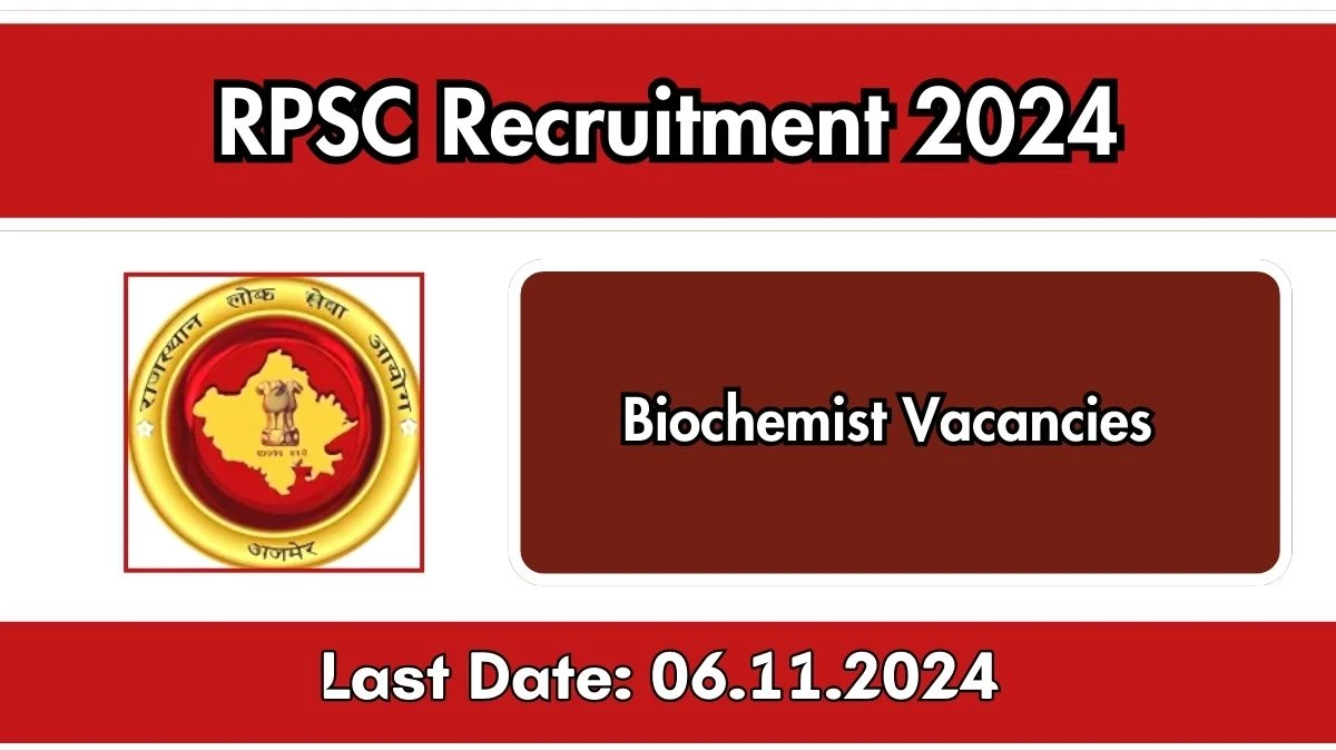 RPSC Recruitment 2024 New Opportunity Out, Check Vacancy, Post, Qualification and Application Procedure