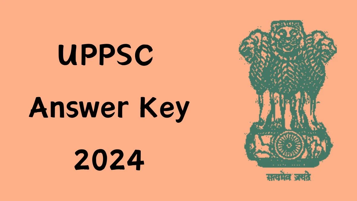 UPPSC Answer Key 2024 Is Now available Download Staff Nurse PDF here at uppsc.up.nic.in - 12 October 2024