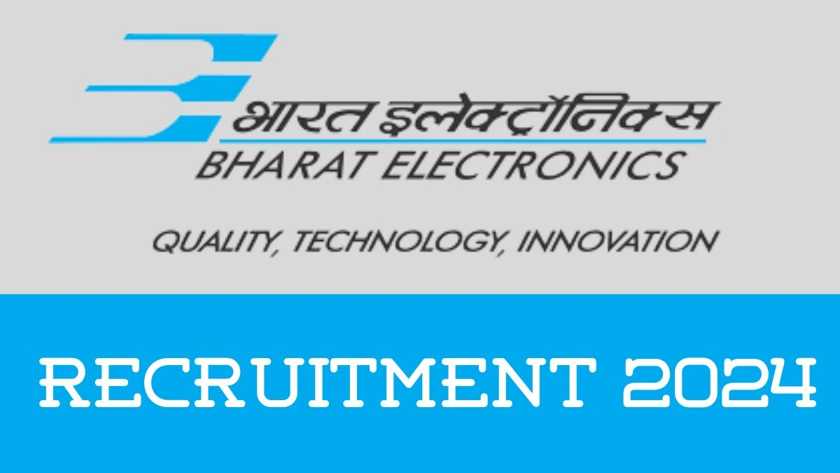 BEL Job Vacancy 2024: Project Engineer Vacancies, B.E / B. Tech / B.Sc Pass Jobs in Machilipatnam