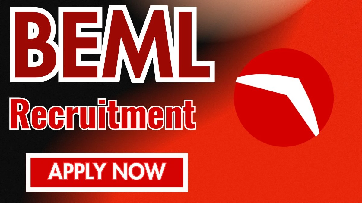 BEML Recruitment 2024 Walk-In Interviews for Store Keeper, Operator, More Vacancies on 18/11/2024 to 19/11/2024