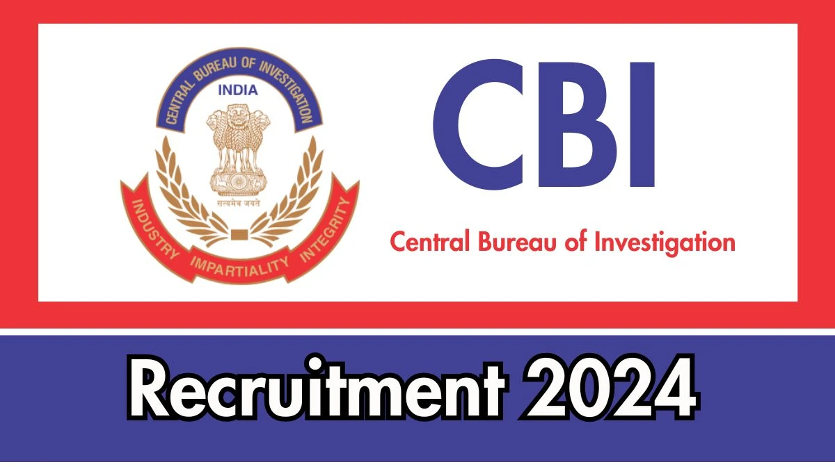 CBI Govt Jobs 2024: Apply Online Consultant Vacancies