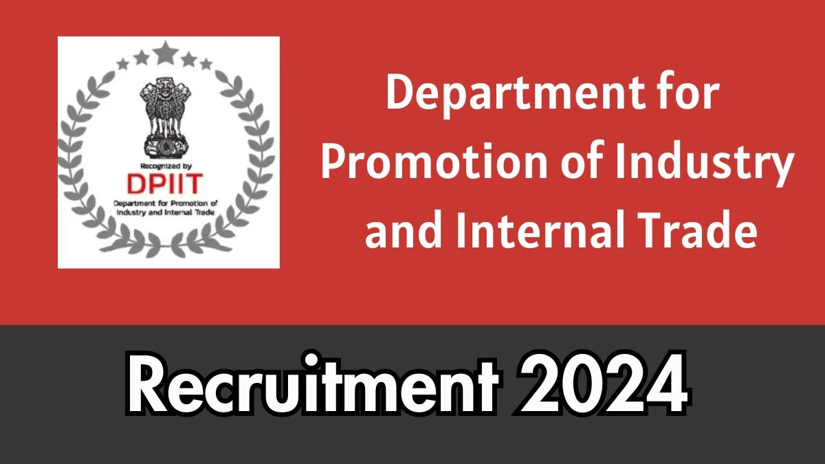 DPIIT Recruitment 2024: Deputy Superintendent Vacancy in Chennai